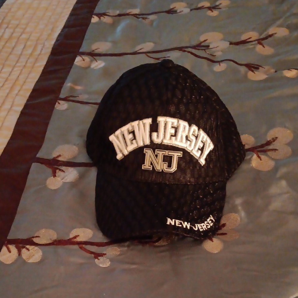 Black New Jersey Cap-NWOT